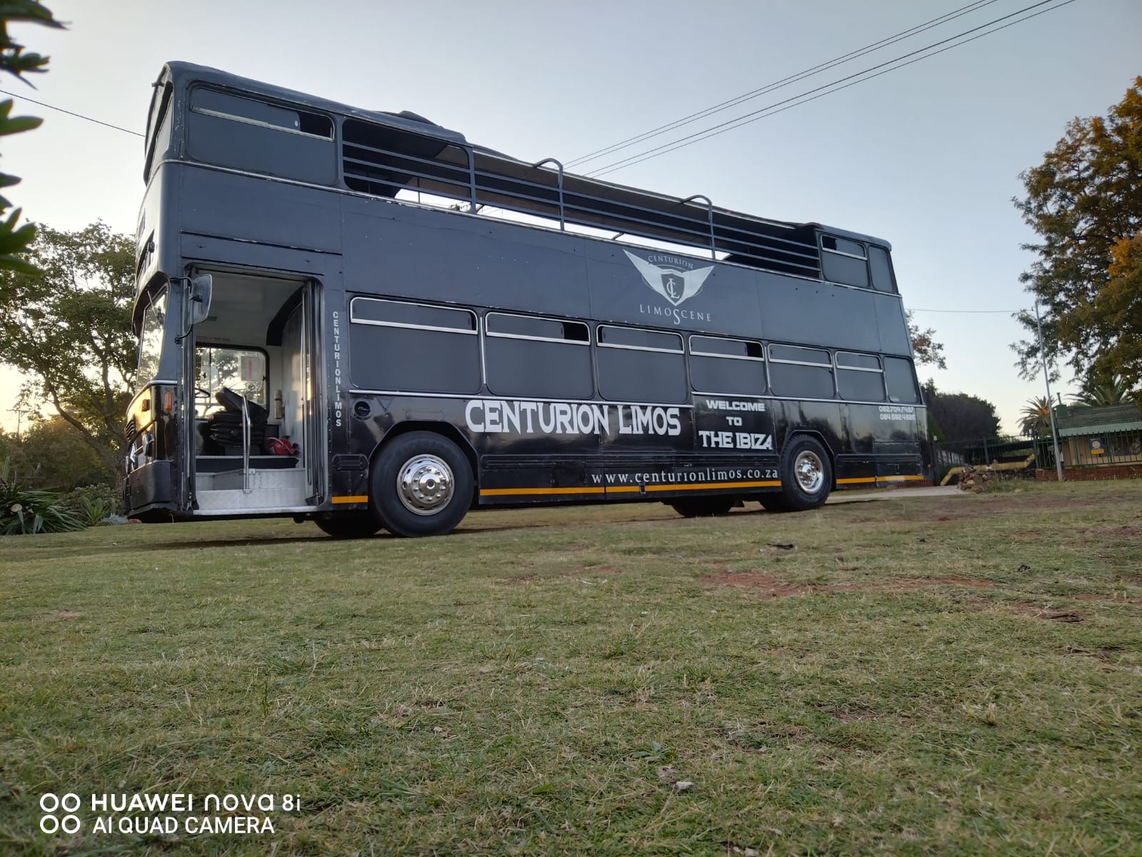 The Ibiza double-decker, side view